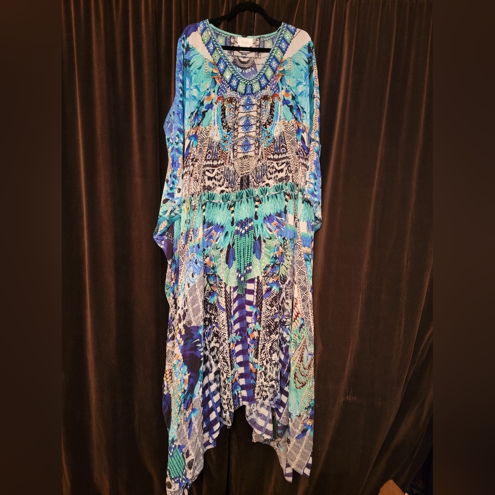 Camilla silk kaftan